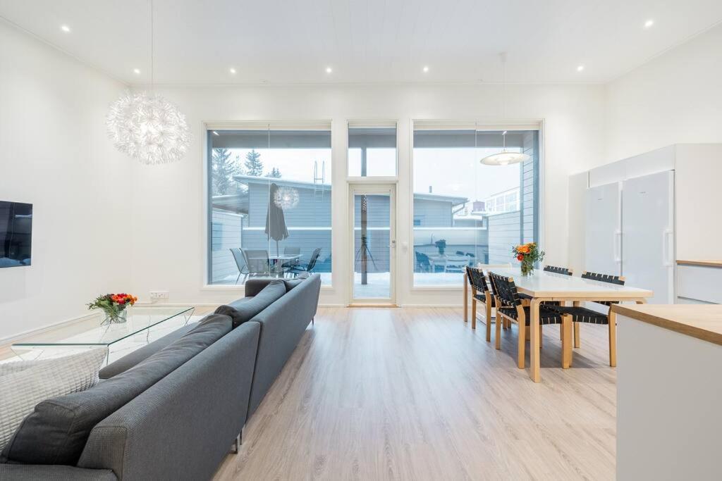 Valoisa Rivitalokolmio Rovaniemi Dış mekan fotoğraf